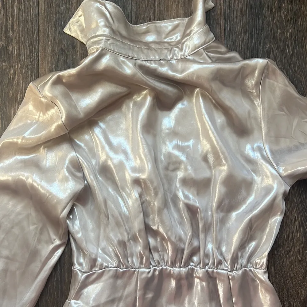 Dynamite Metallic Dress - Image 4