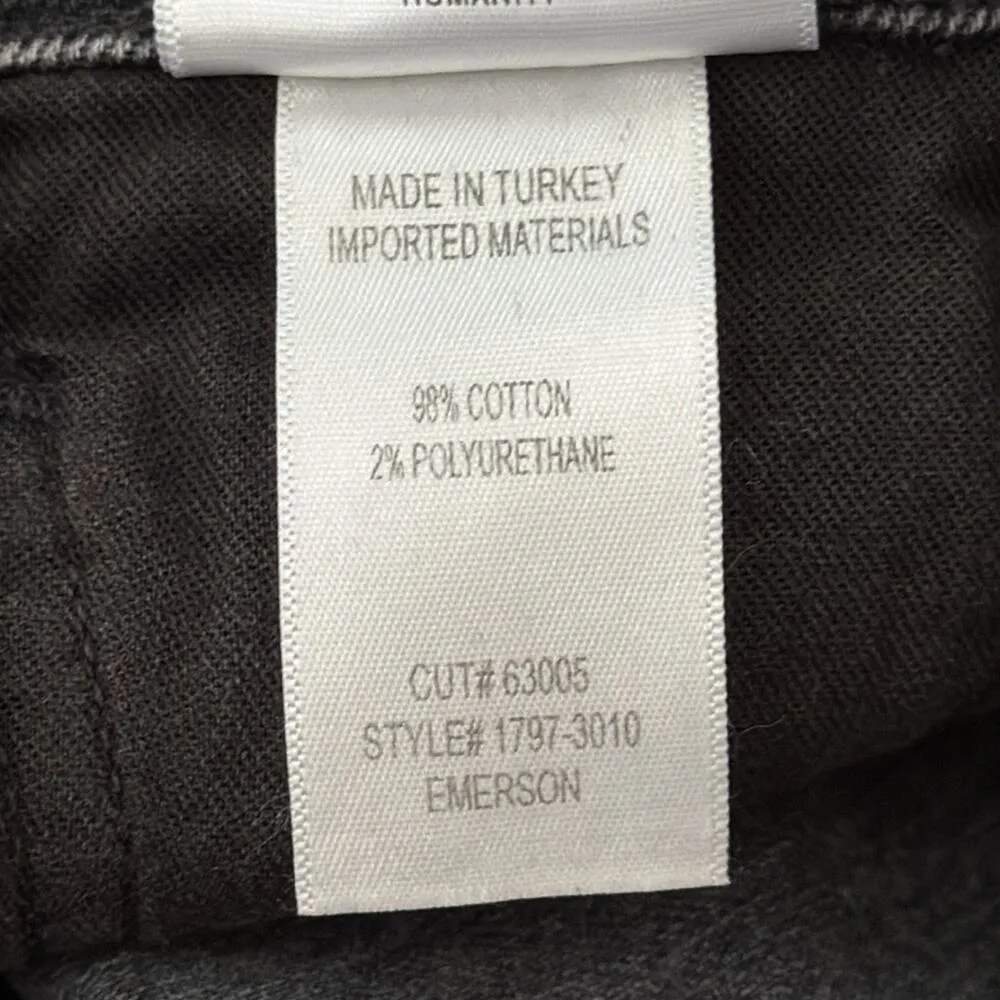 NWT Citizens Of Humanity Washed Black Emerson Slim Fit Boyfriend Denim Jeans - Image 7