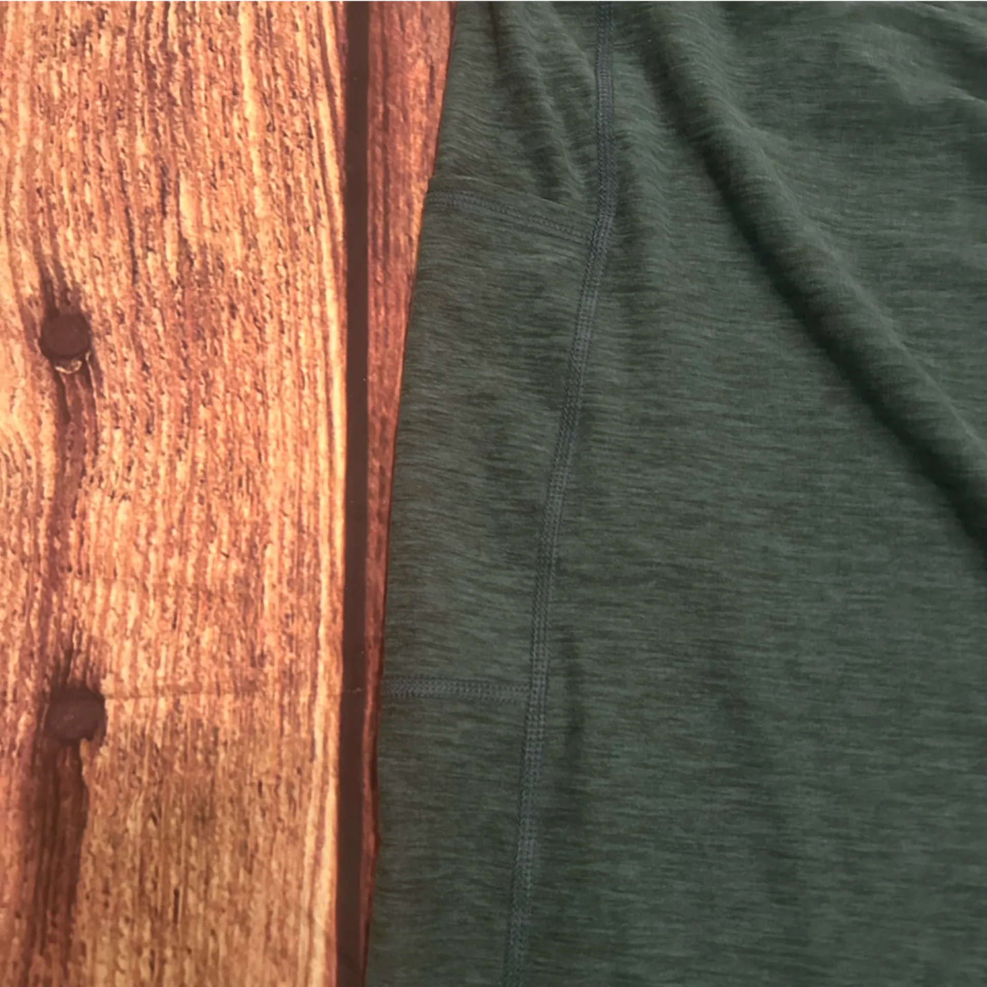 Women’s Maurice’s Cropped Athletic Leggings 2X Hunter/wintergreen green. - Image 6