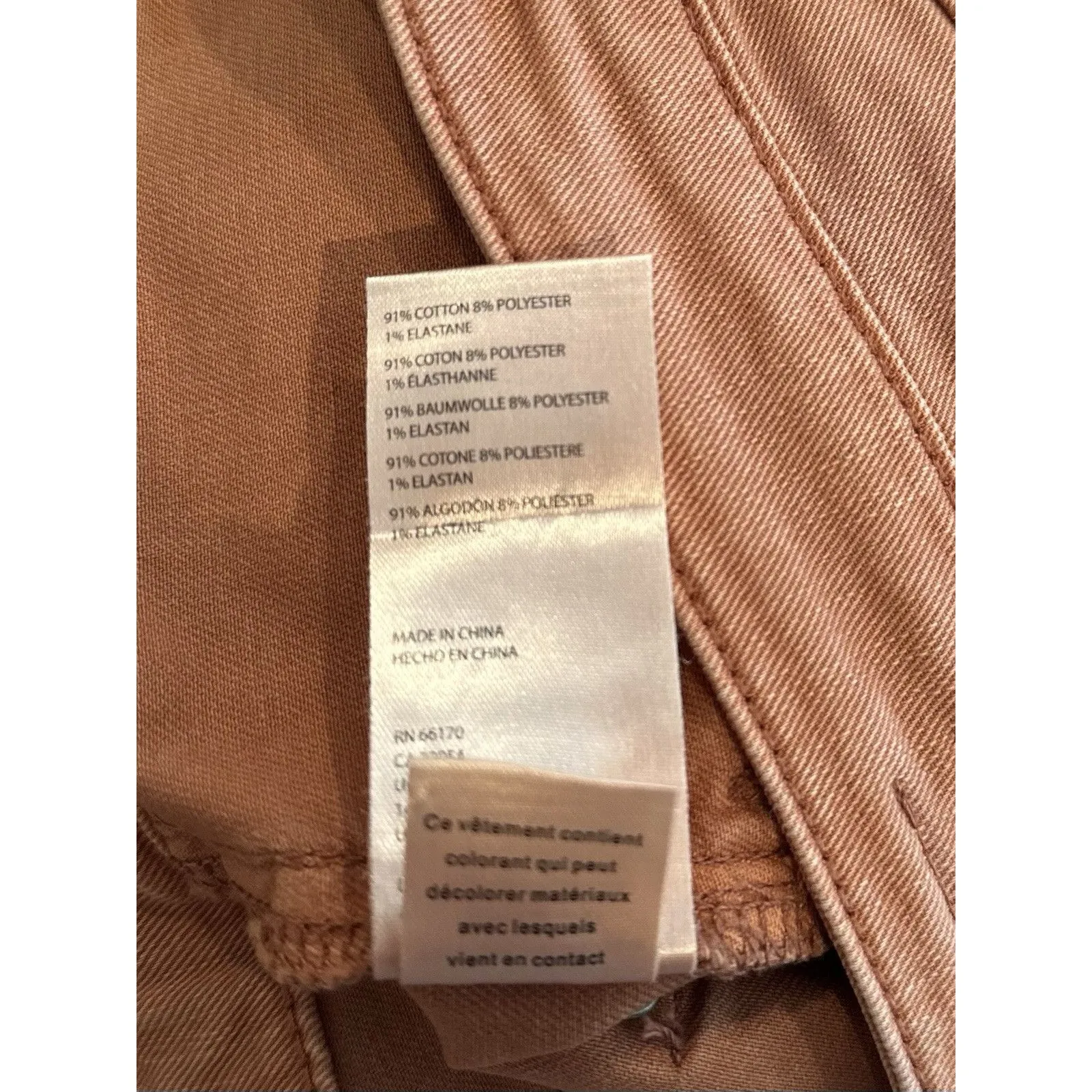 Pilcro Anthropologie Patch-Pocket Bootcut Jeans in Orange Size 30 EUC!!! - Image 8