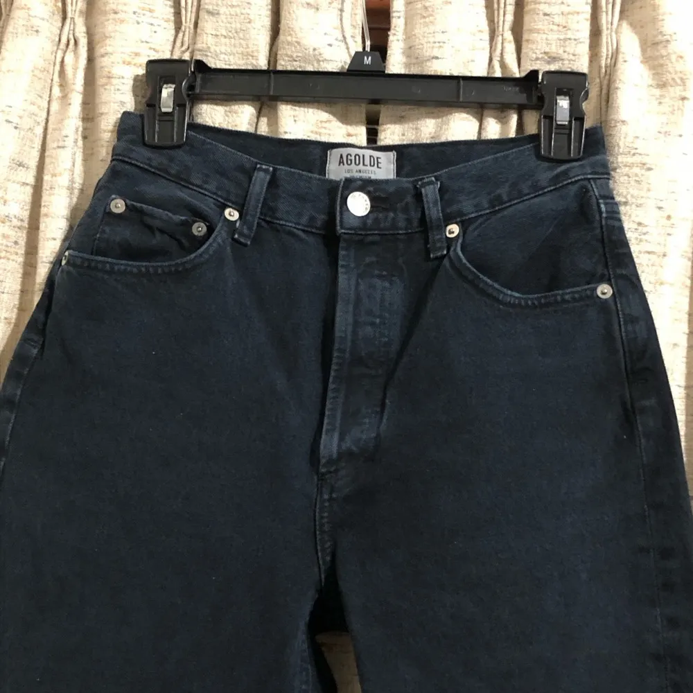 Agolde High Rise Straight Leg Jeans - Image 2