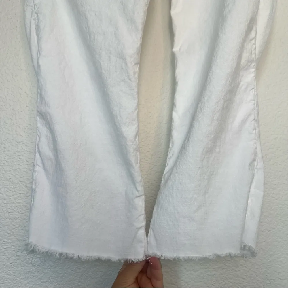Frank & Eileen Linen Blend Wicklow pants white 10 - Image 5