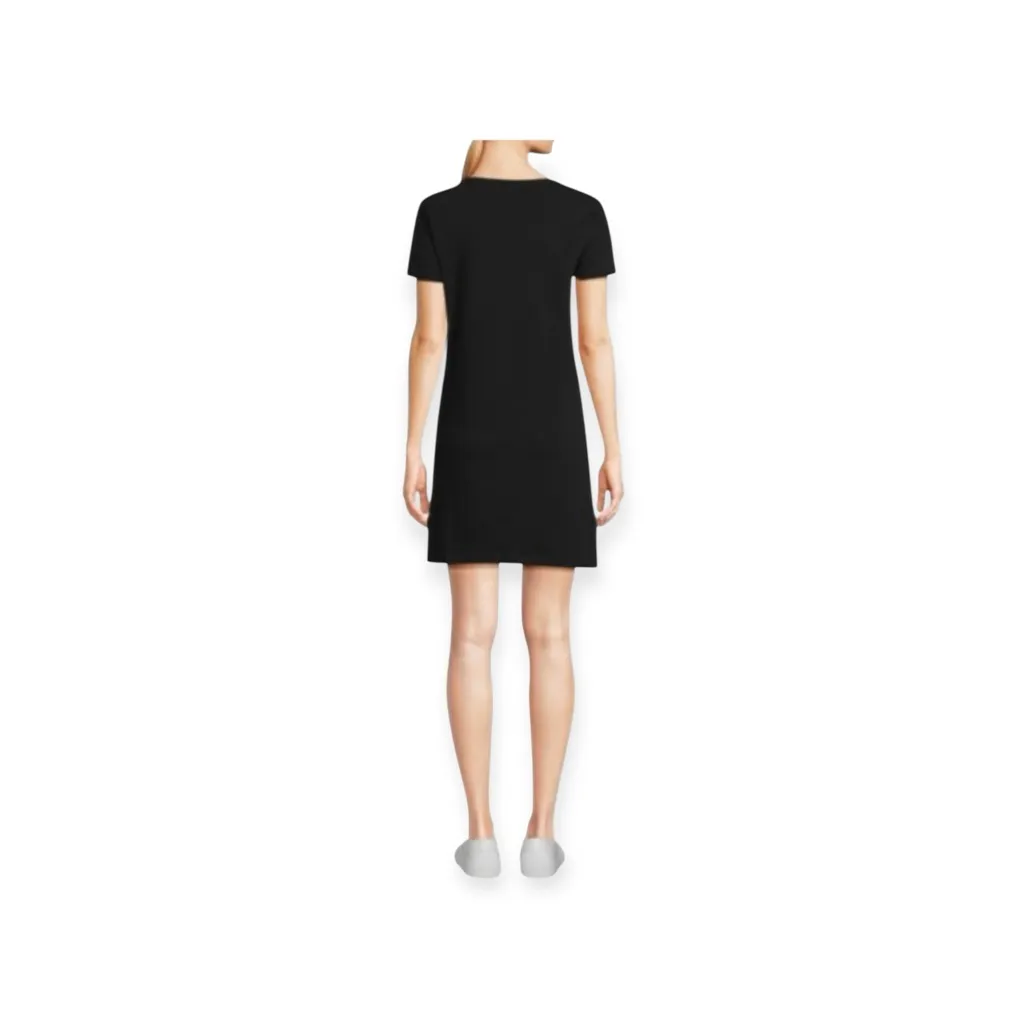 new Roberto Cavalli ♔ Logo Stretch Cotton T Shirt Mini Dress ♔ Black ♔ Small ♔ - Image 3