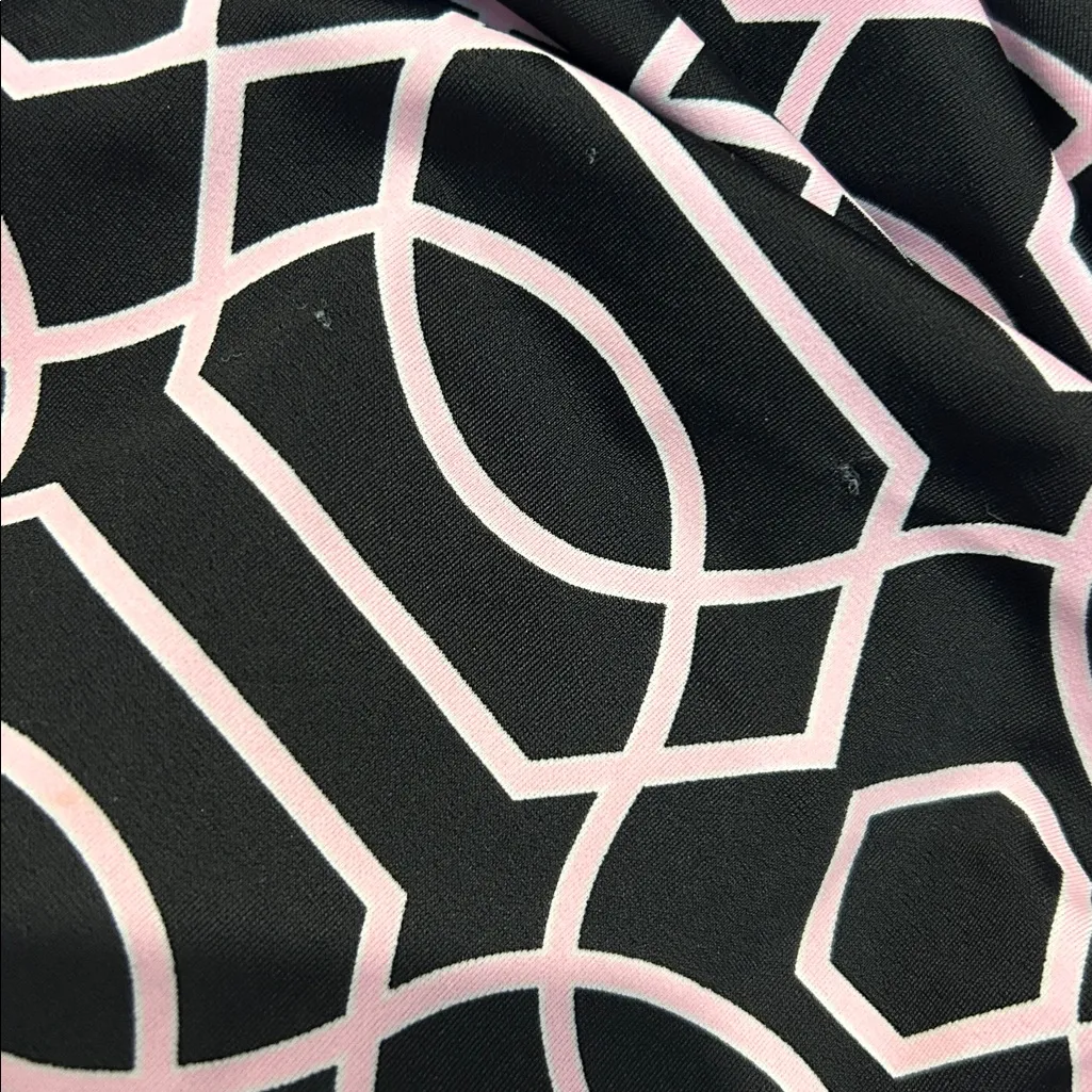 JUDE CONNALLY Emerson dress in garden gate flamingo Black - Image 7