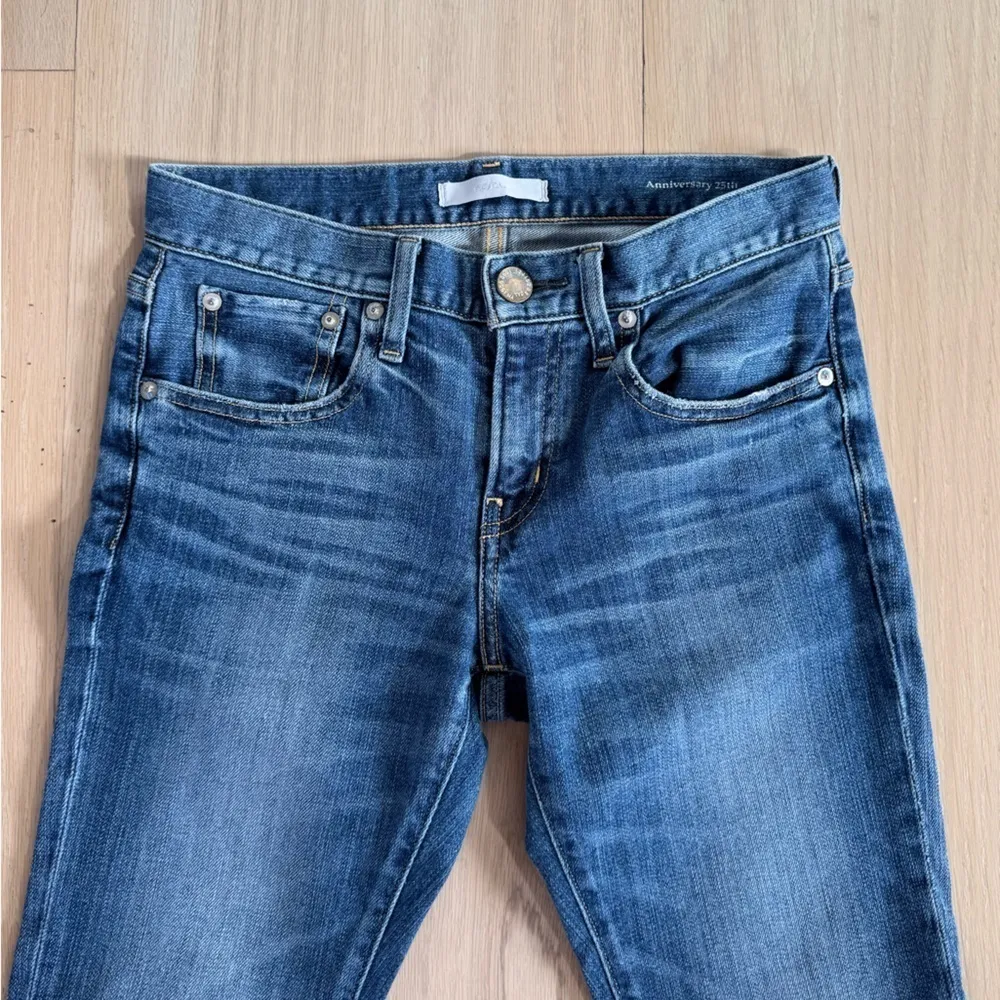 Red Card Anniversary 25th Low Rise Skinny Jeans Slim Fit Blue Denim Size 23 - Image 2