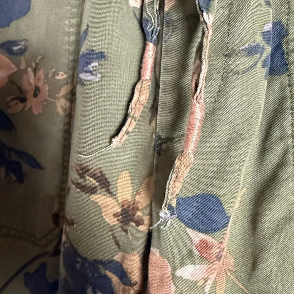 Anthropologie Orana Green Printed Floral Lyocell Jogger Pants Size XS - Image 10