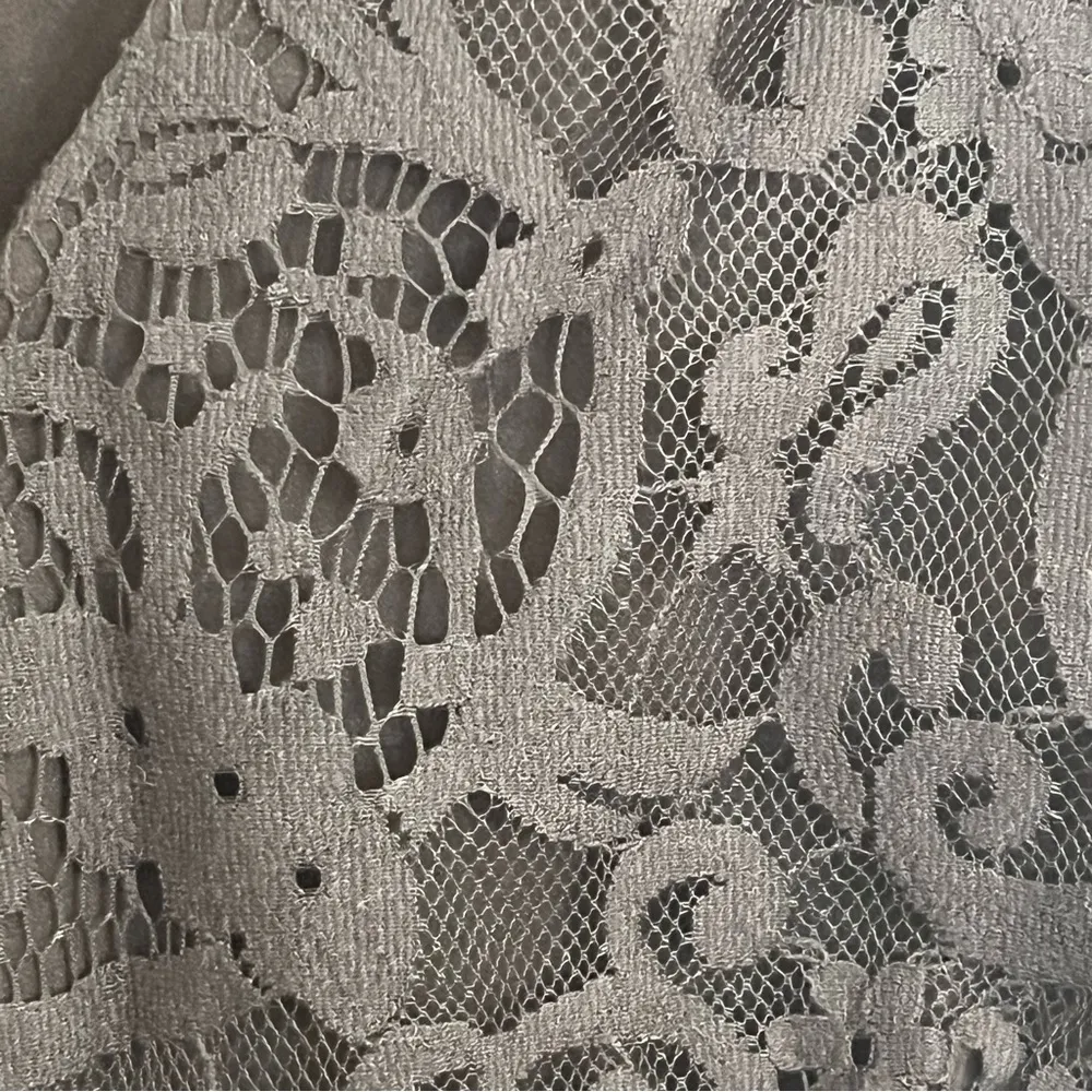 Women’s‎ Cynthia Steffe V-Neck Lace With Leather Trim Black Dress Size 12 - Image 13