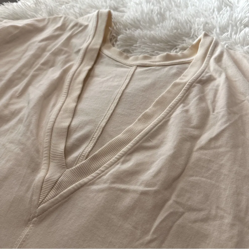 Free People FP Movement Hot Shot Tee Romper Bleached Clay Size S - Image 12