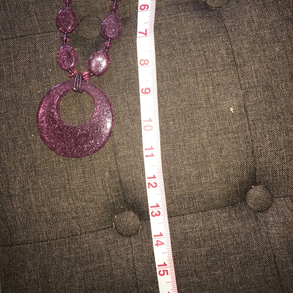 Purple Fashion Necklace - Image 2