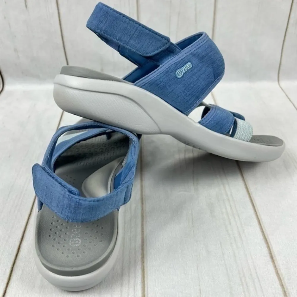Bzees Carnival Washable Sandal blue size 10 - Image 8