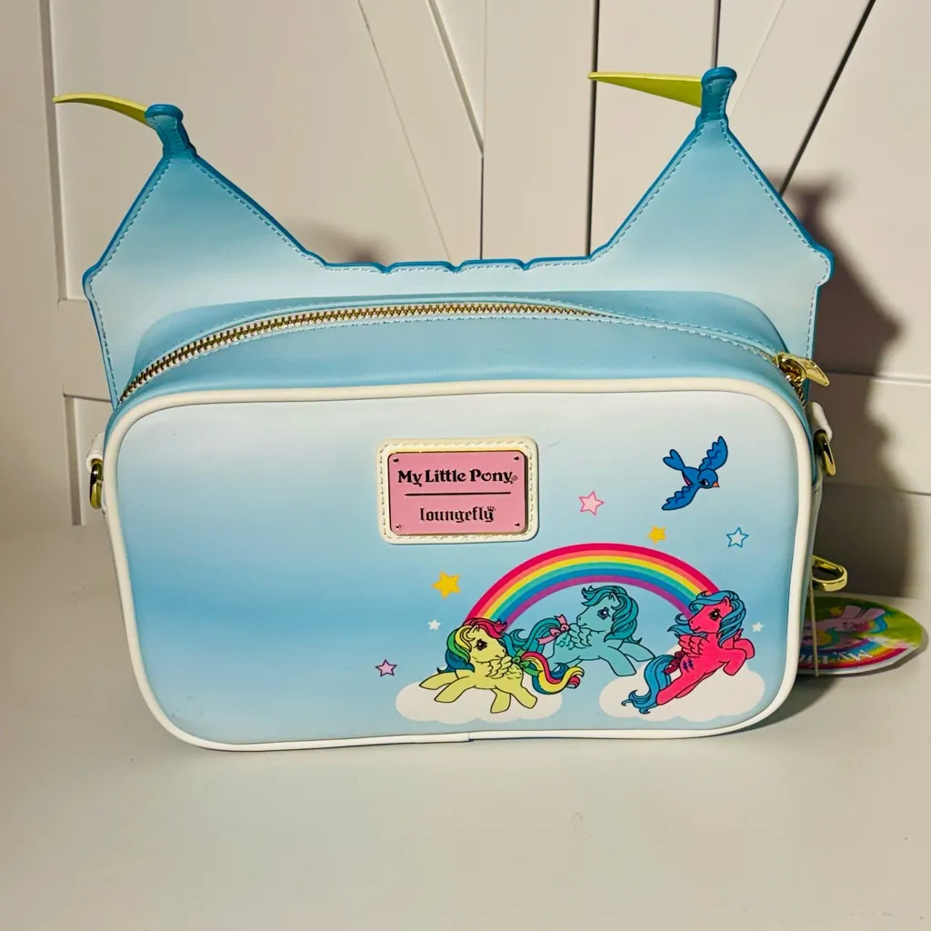 Loungefly Hasbro My Little Pony Castle Cross Body Bag purse - Image 6