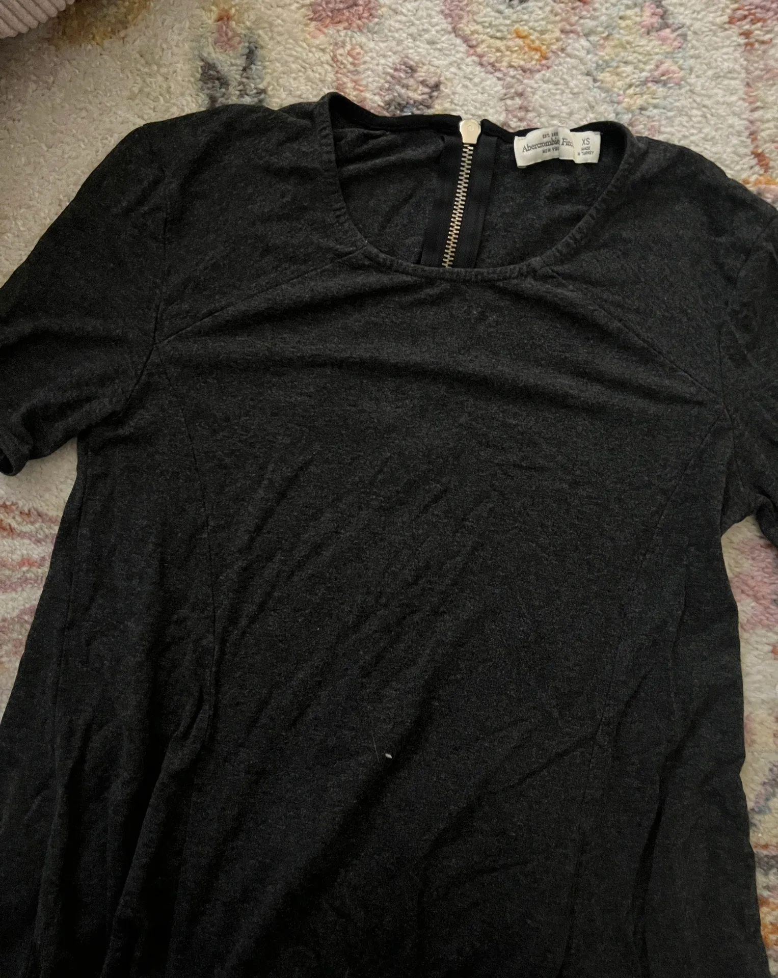 Abercrombie & Fitch Zipper Back Tee Shirt Dress - Image 2