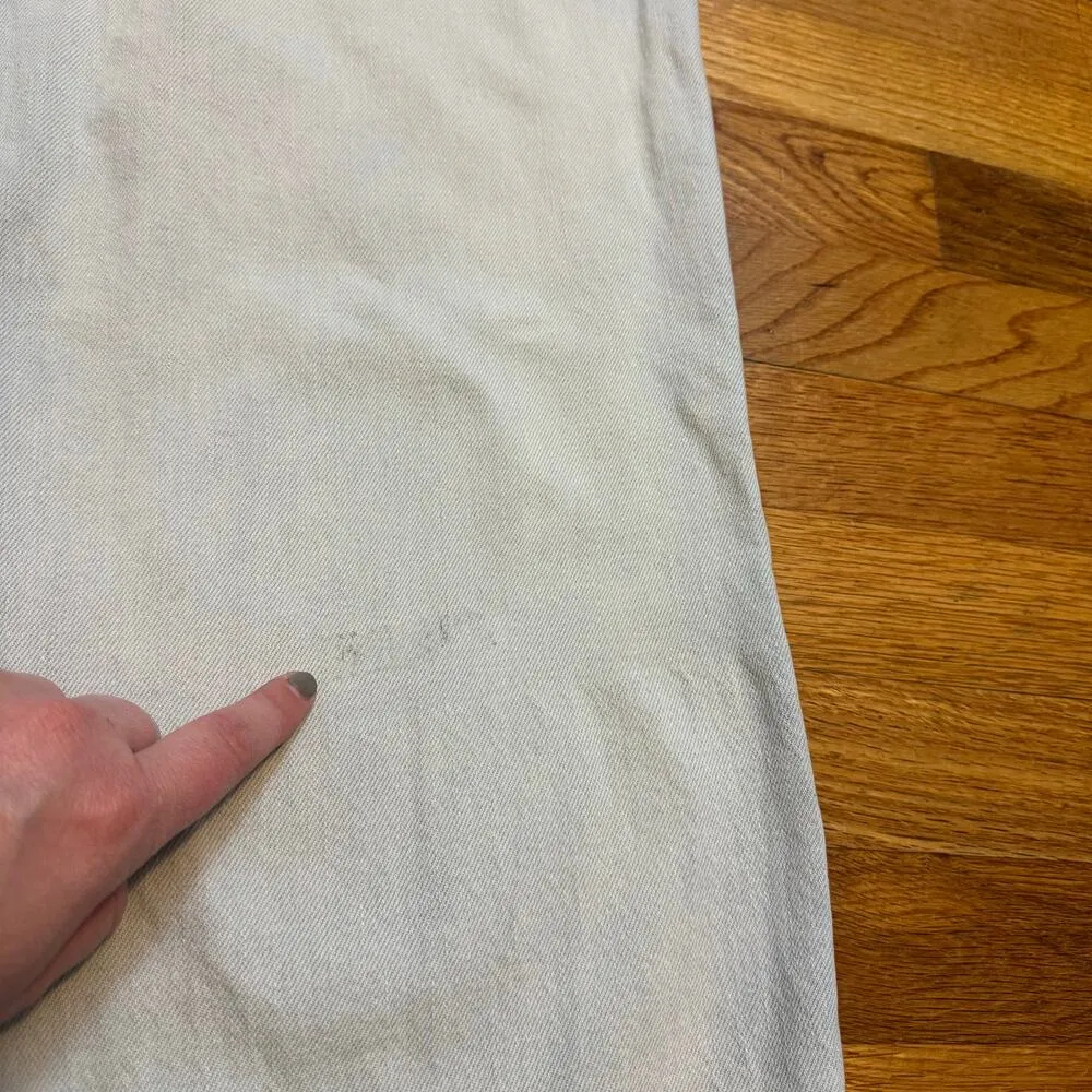 Hudson Jade Women’s 36  Blue Acid Wash High Rise Distressed Raw Hem Jeans Denim - Image 8