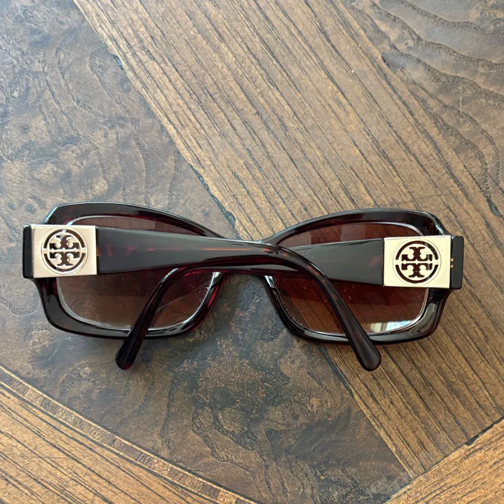 Tory Burch  Tortoise Shell Sunglasses FRAMES ONLY - Image 5