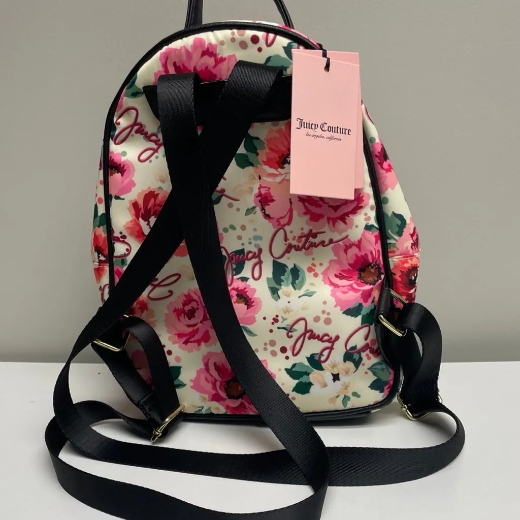 Juicy Couture Pick Your Petal Mini Backpack Floral Flowers New with Tags - Image 5