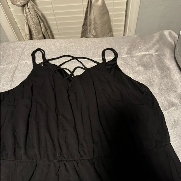 Black Strappy Dress - Image 2
