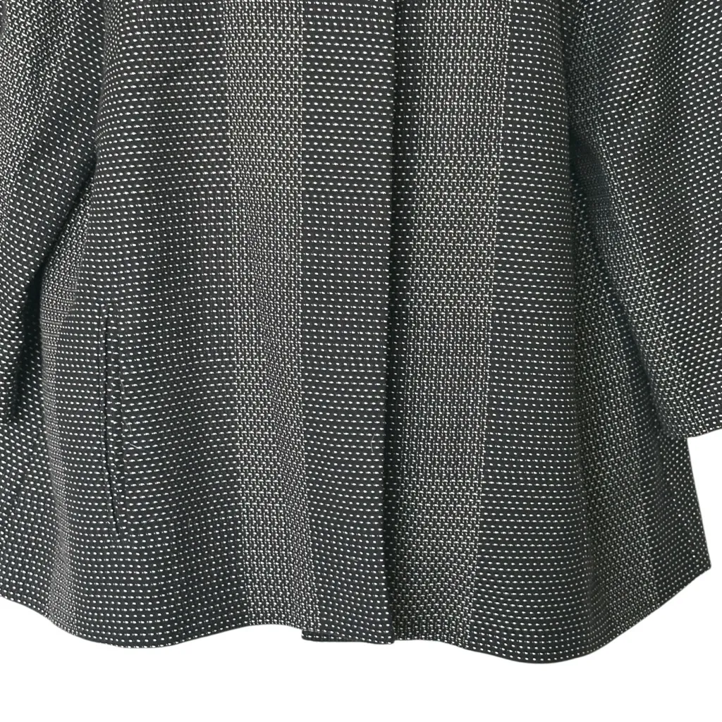 NWT Eileen Fisher Karume Dash Organic Cotton Blazer Collarless preppy classic XL - Image 5