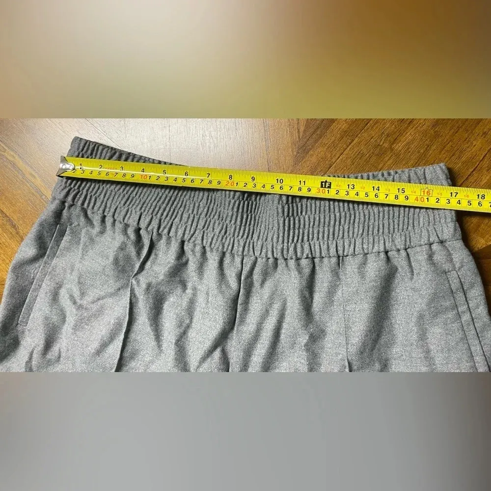 Top Shop Womens Size 14 NWT Grey Pull On High Rise Straight Leg Comfy Sporty - Image 4