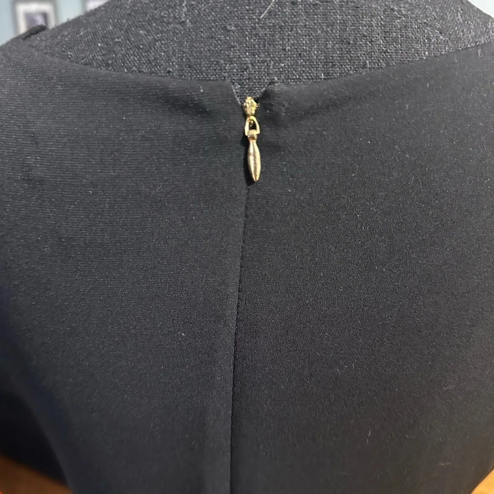 Thalia Sodi  Solid Black Sheath Dress – Women’s Medium - Image 4