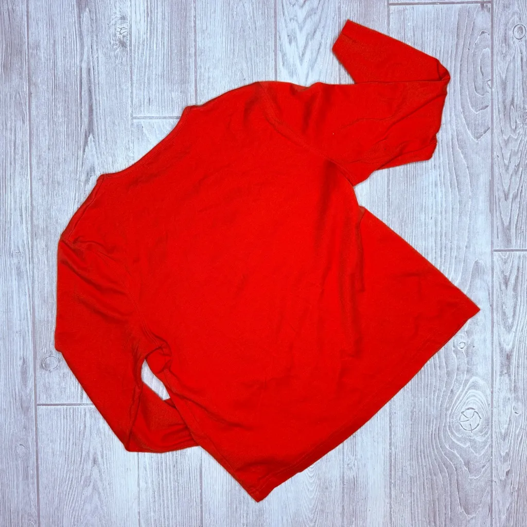 Vintage Mercer street studio long sleeve Halloween shirt black cat fall petit XL Red Size undefined - Image 5