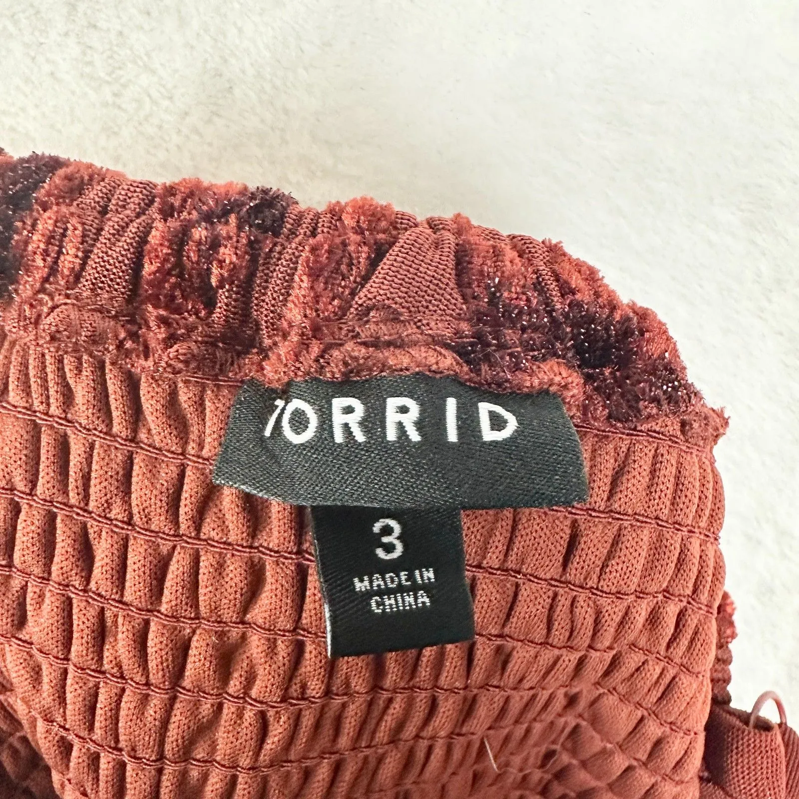 Torrid Maxi Burnout High Slit Maxi Dress Size 3X Paisley Velvet Whimsigoth - Image 7