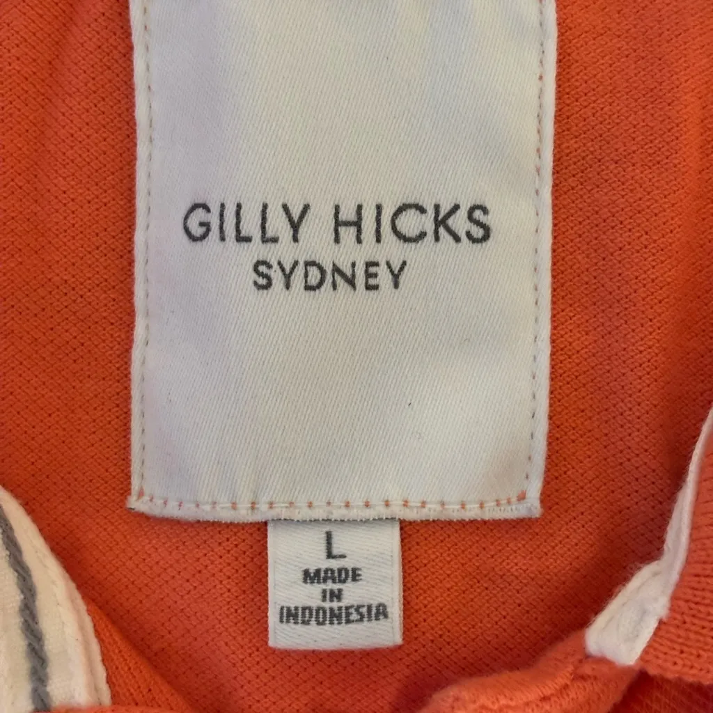 Gilly Hicks Vibrant Orange Polo Shirt - Image 2