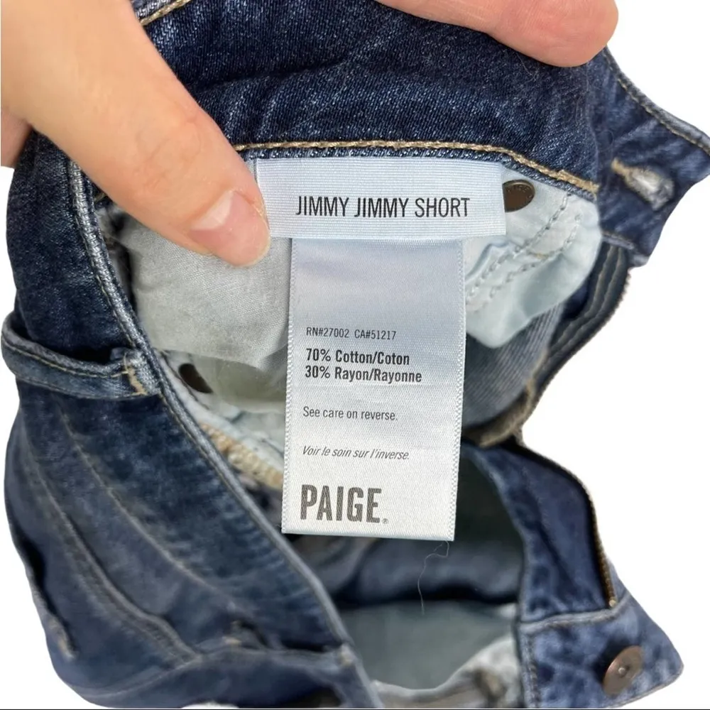 PAIGE Jimmy Jimmy Short in Cara 27 5-pocket design Cuffed hem - Image 11