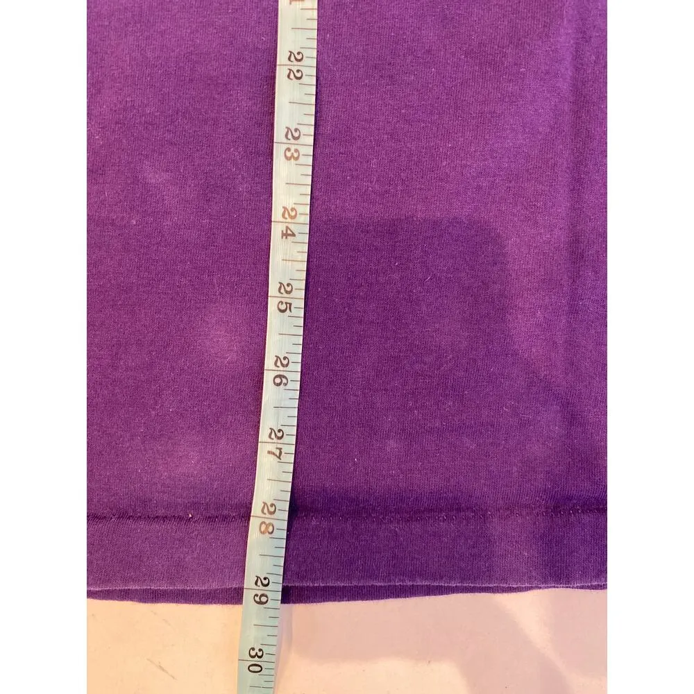 Vintage 1980’s Jazzercise Purple Tank Top Sz XL Women’s Graphic Print Hipster - Image 9