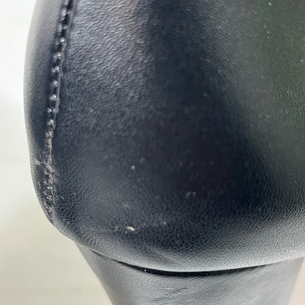 PLATFORM LACE UP 4”‎ HEELS WOMEN BLACK W/RED SOLES EU 37 6.5-7 NEW - Image 10