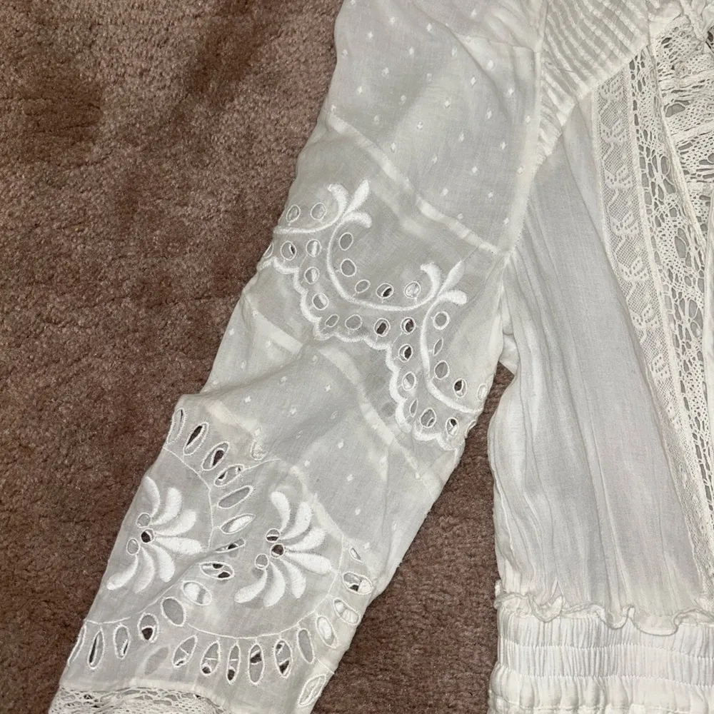 Loveshackfancy Isidore White Lace Mini Dress Size Large - Image 6