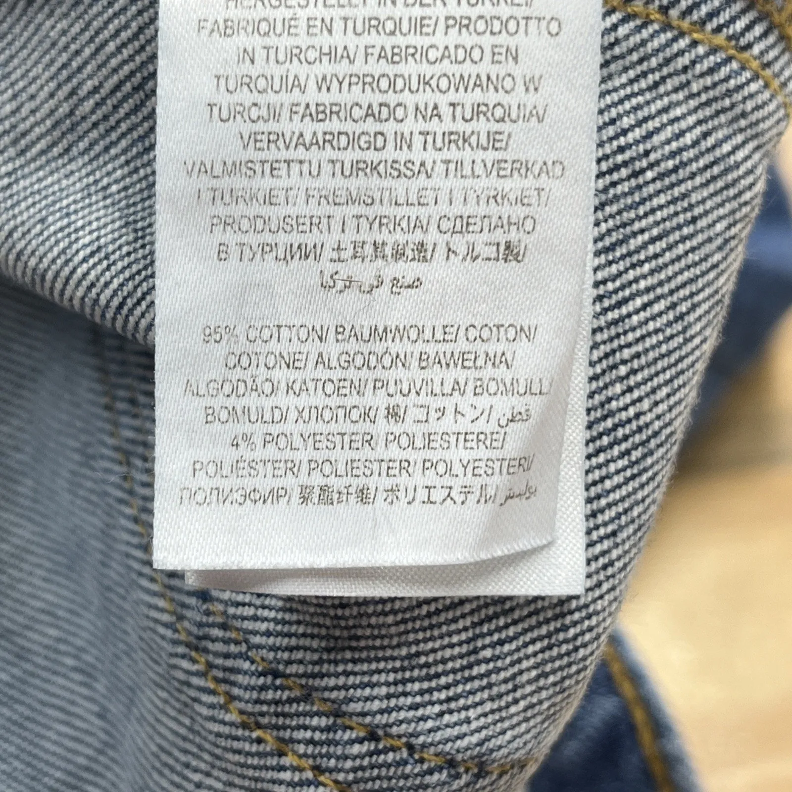 Boden Denim Patch Pocket Skirt Size 14 Long Stretch Knee Length Retro Western Blue - Image 7