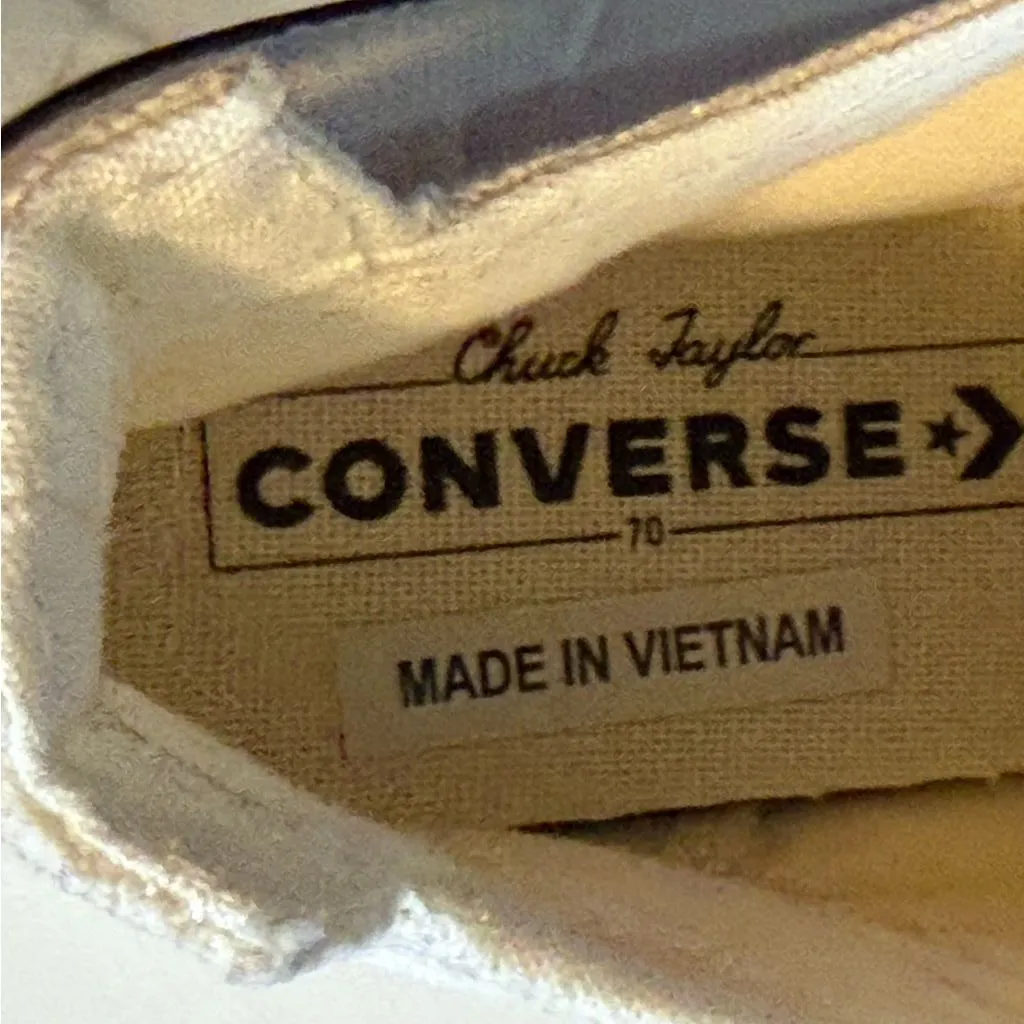 Converse Chuck Taylor 70 Plus All Star Lift Unisex High Top Sneakers - Image 9