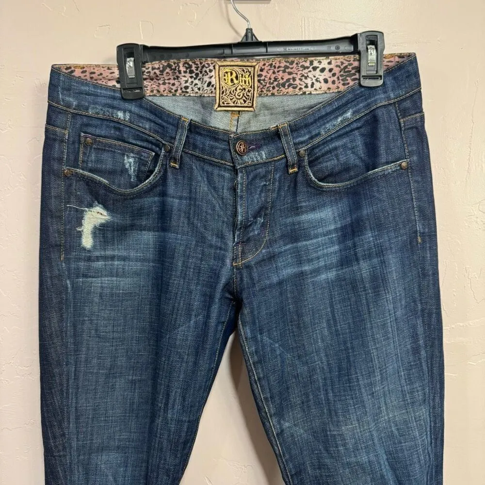 Rich & Skinny Jeans Women’s Size 28 Dark Wash #83-5054 twilight vintage   Made I - Image 2