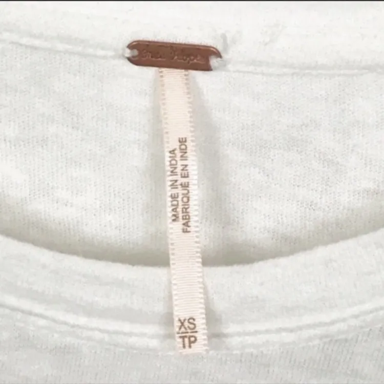 Free People Size XS White Cotton Embroidered Marcy Cut Sleeveless Tank‎ - Image 3