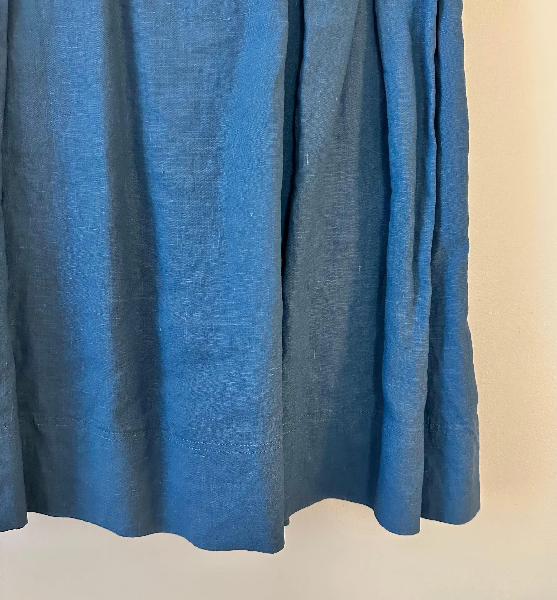 NWT  Blue Linen Mini Dress - Image 2