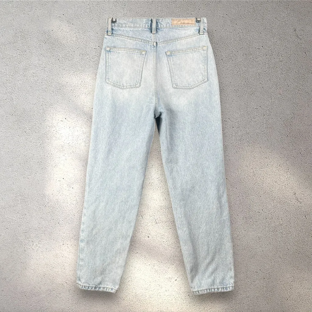 Betro Simone High Waisted Mom Jeans Womens 28 Light Wash Distressed 90s Y2K Chic - Image 2