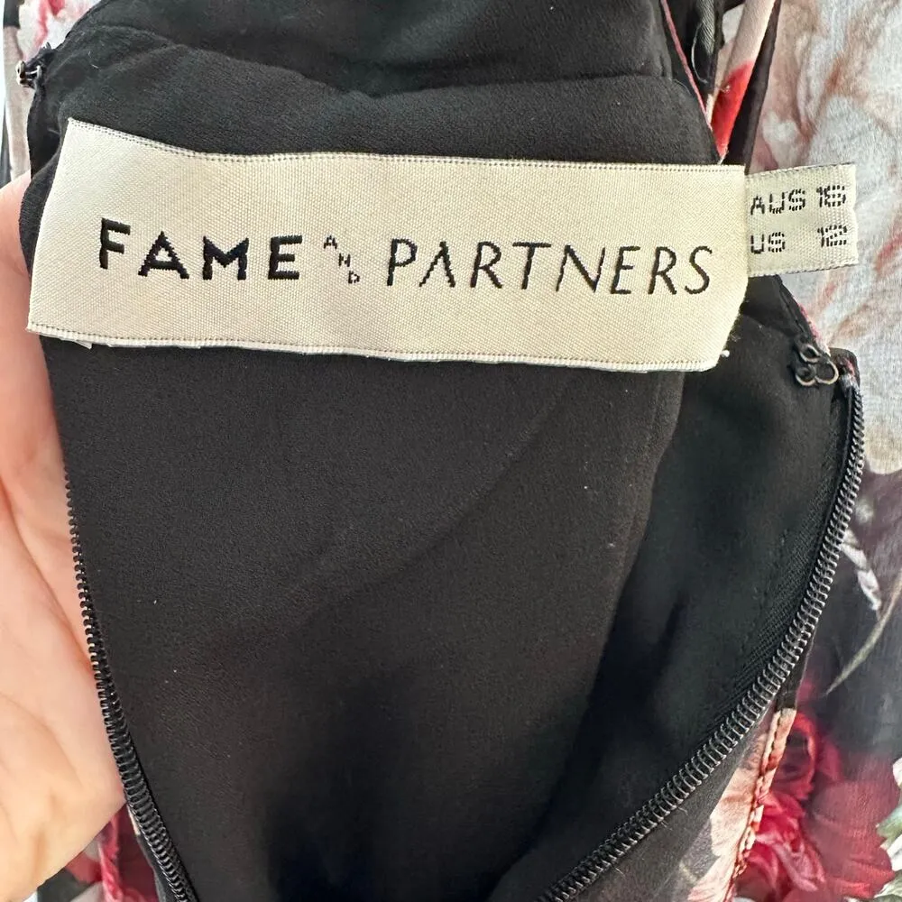 Fame & Partners Floral Maxi Dress Women's Size 12 - Image 5