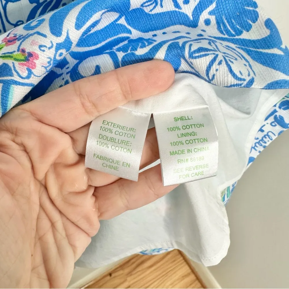 NWT Lilly Pulitzer Cathy Shift Dress in Bay Blue Coasting Engineered Shell - Image 6