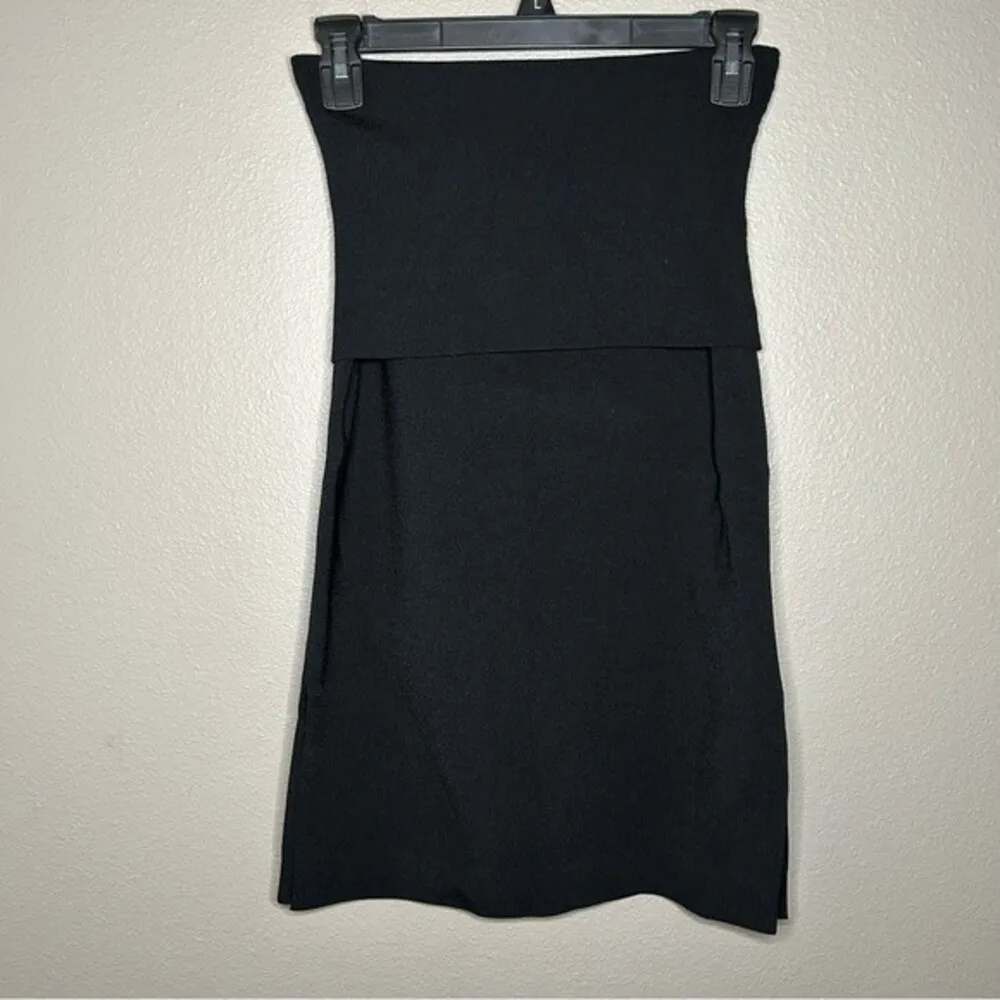 M.M Lafleur New York The Harlem Black foldover waist pencil skirt size small - Image 2