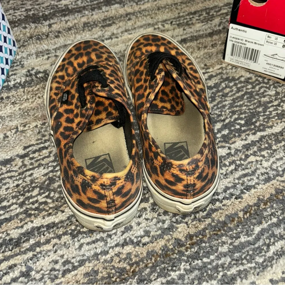 Vans Leopard Print Sneakers - Image 5