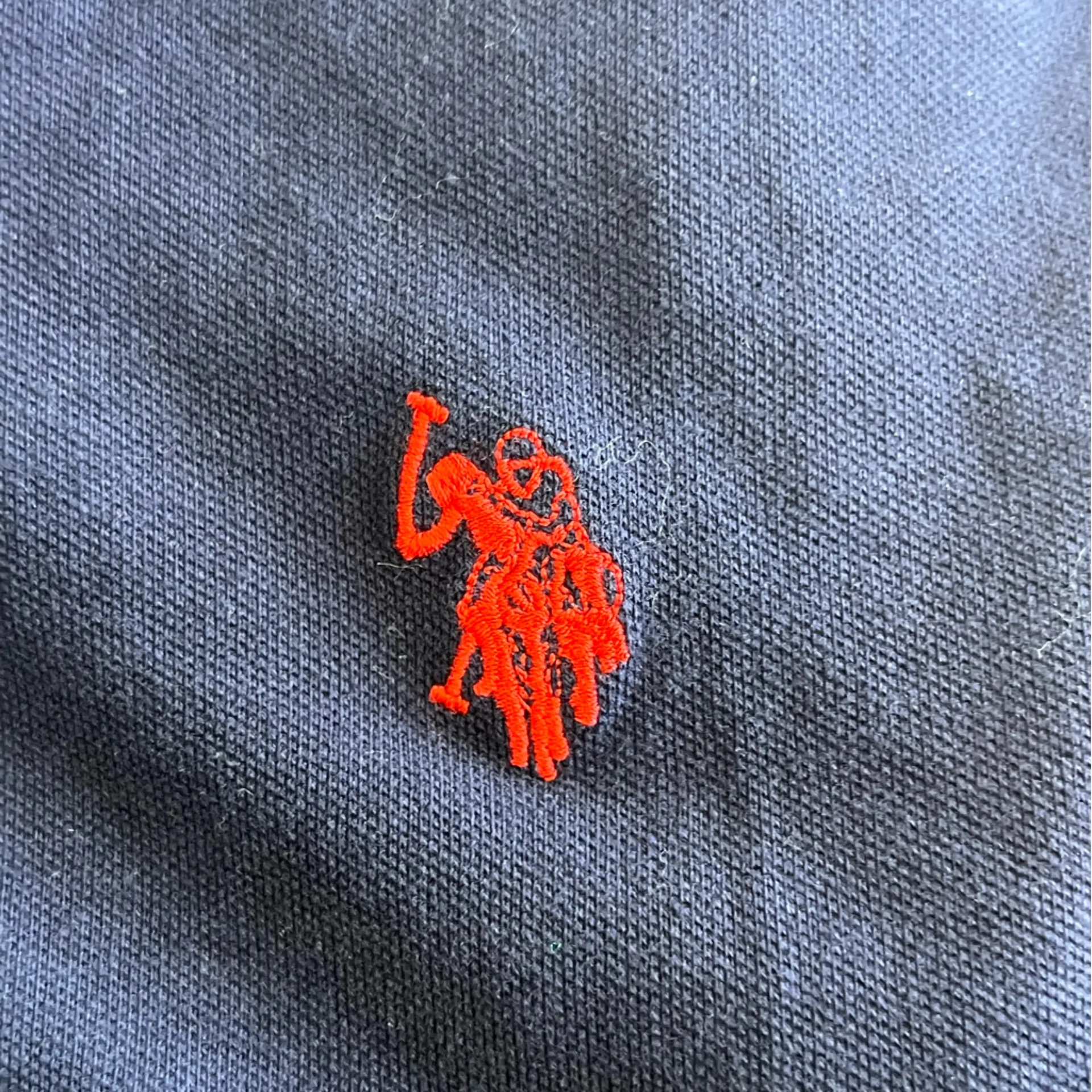 U.S. Polo Assn. Navy Polo with Red and White Accents Dress - Image 4