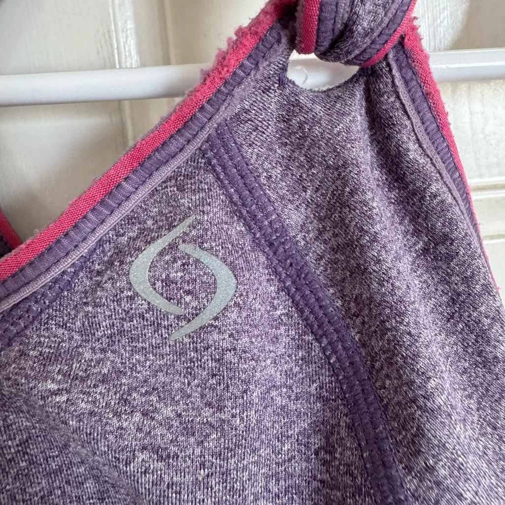 Moving Comfort purple pink Fiona sports bra size 38B - Image 2