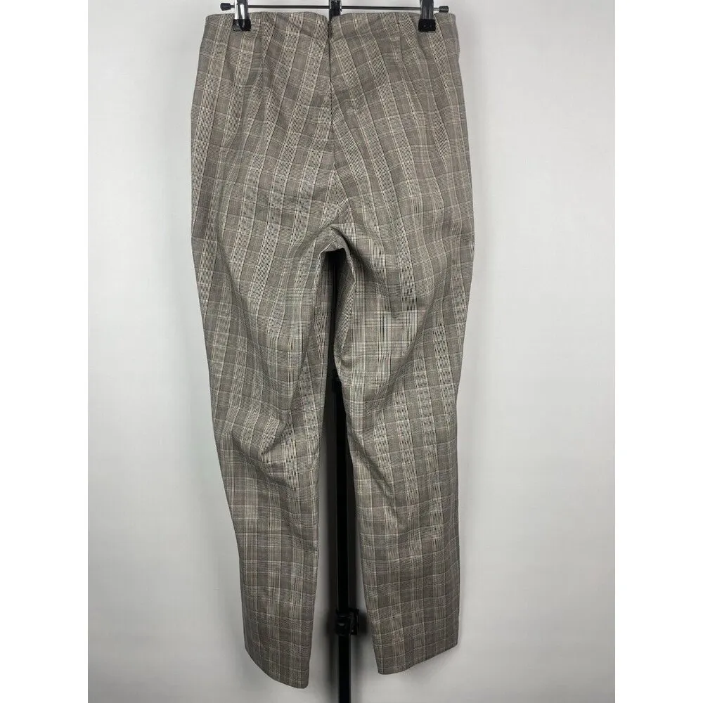 Rag & Bone New York Simone Gray Glen Plaid Preppy High‎ Rise Ankle Pants Size 6 - Image 4