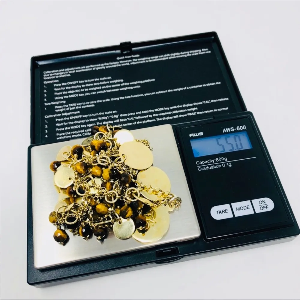 Gypsy Sterling Tiger's Eye bib necklace, 55g - Image 8