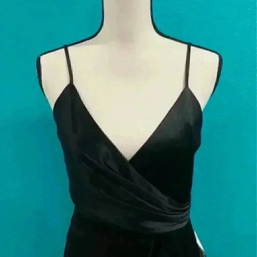 Jill Stuart New with tags  black silky dress in size 4 - Image 4