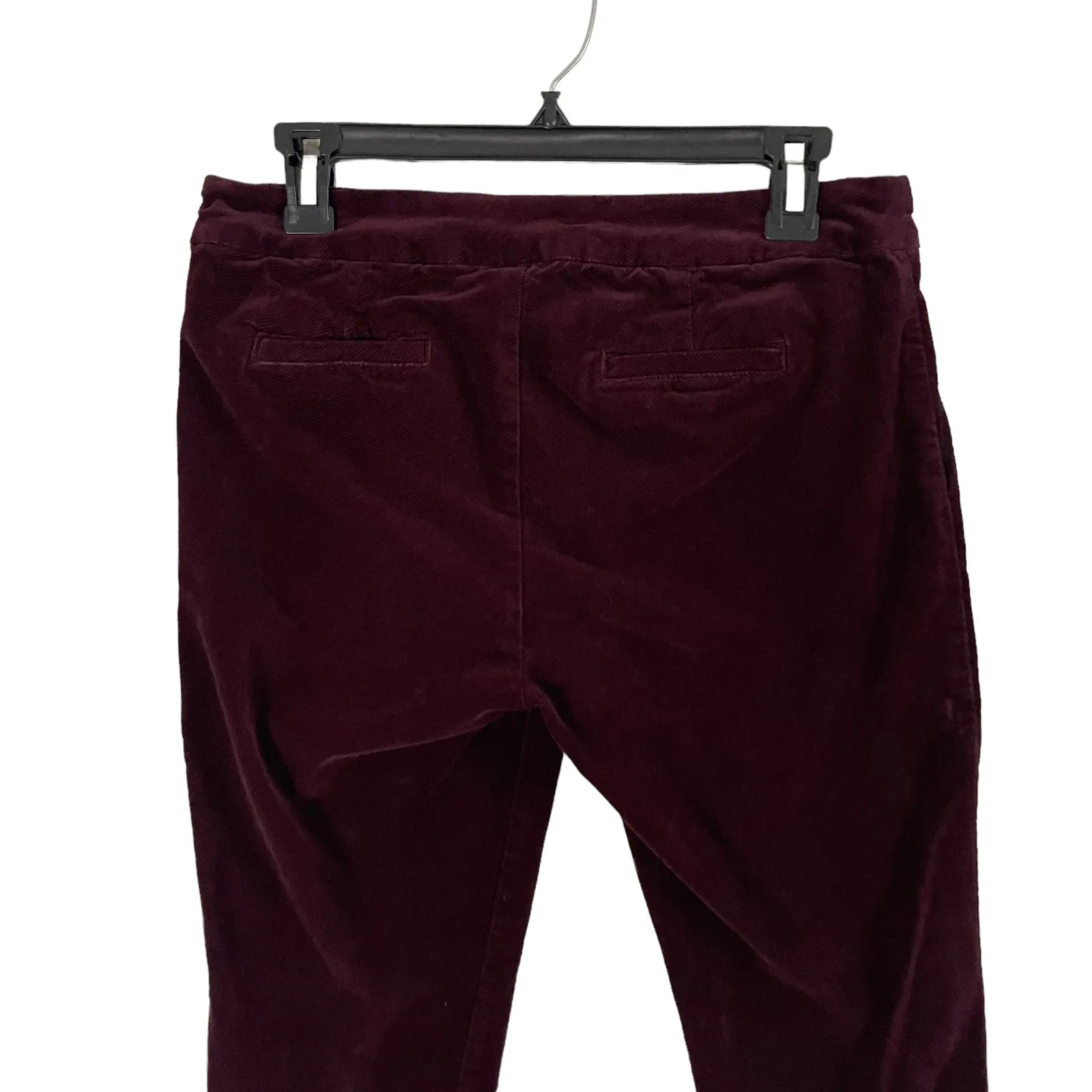 Kut From‎ The Kloth Size 8 Red Wine Cordouroy Cropped Pants - Image 6