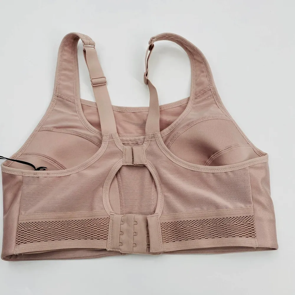 Nike Alpha UltraBreathe High-Support Sport Bra Colorway Stone Mauve/Black Sm NWT - Image 4
