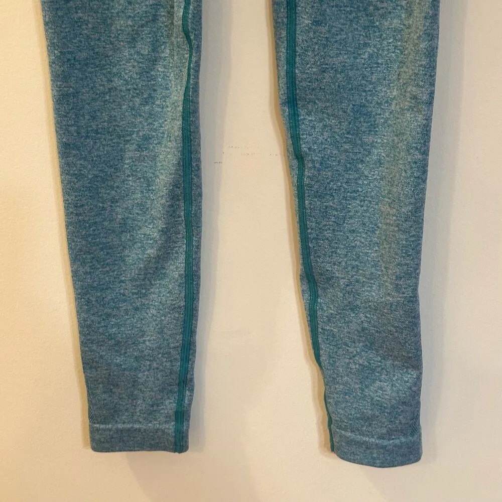 Gymshark Flex High Waist Leggings sz M Teal Blue Leggings - Image 6