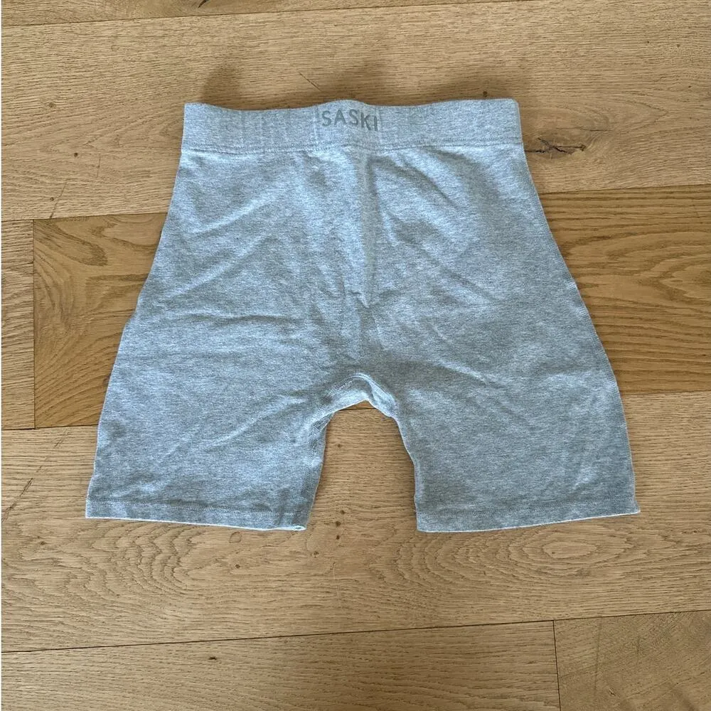 Saski Collection  - Bike Shorts in Gray - Image 3