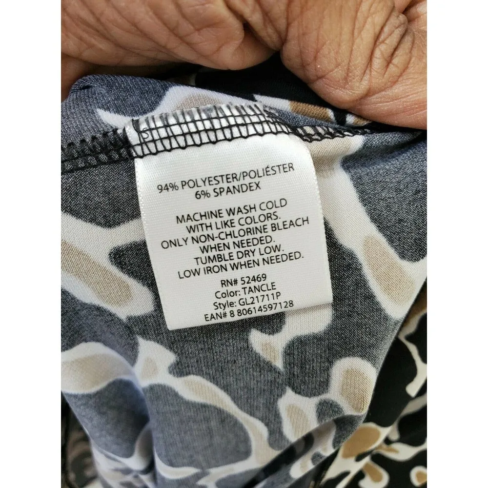 George Women Black & Brown Polyester V - Image 9